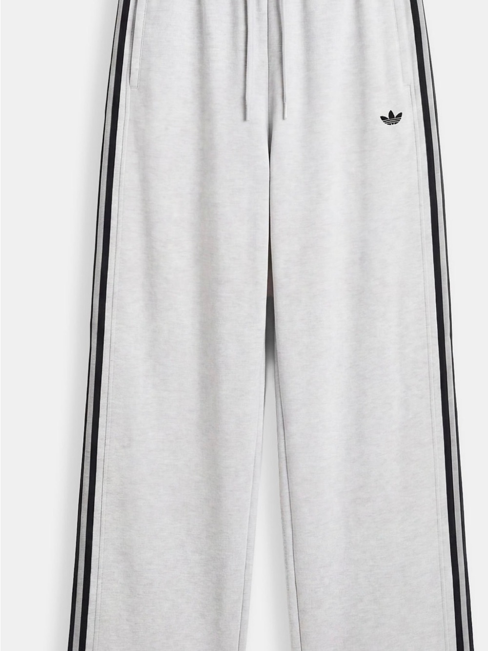 adidas x asos Light Gray Sweatpants with Black 3-Stripes - Picture 4 of 6